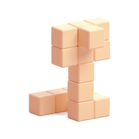 Pixio Pixio | Blocs magnétiques série Color Tan Cobra, 15 pièces