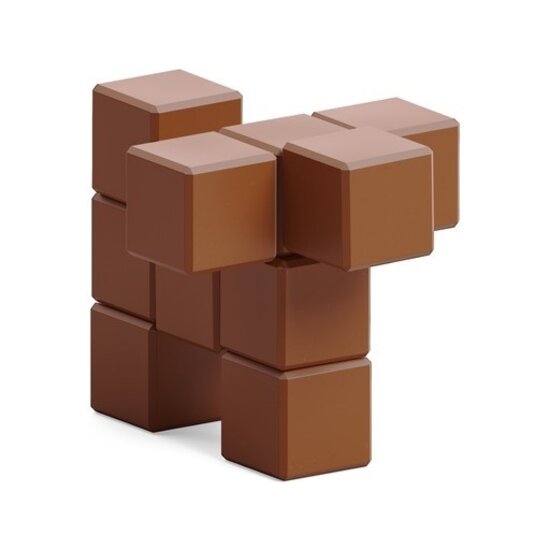 Pixio Pixio | Blocs magnétiques série Color - Chien brun, 10 pièces