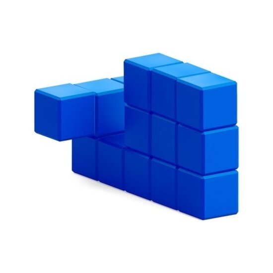 Pixio Pixio | Blocs magnétiques série Color - Baleine bleue, 14 pièces