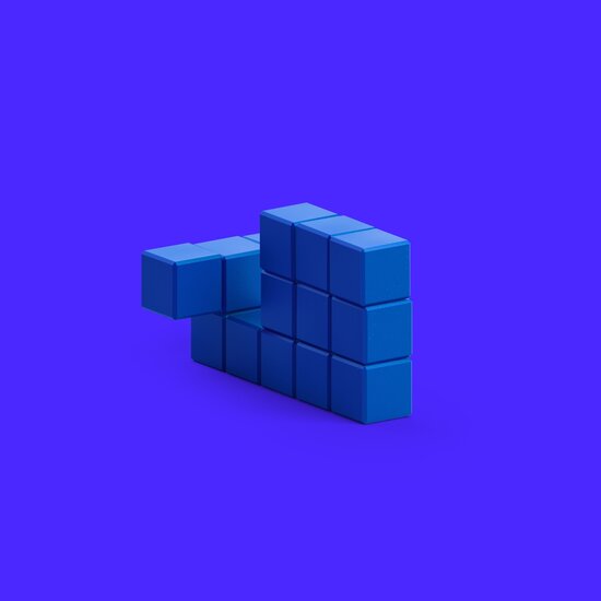 Pixio Pixio | Blocs magnétiques série Color - Baleine bleue, 14 pièces