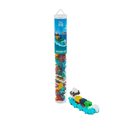 PlusPlus | Jouets éducatifs : Porte-conteneurs, jeu de construction de 100 pièces