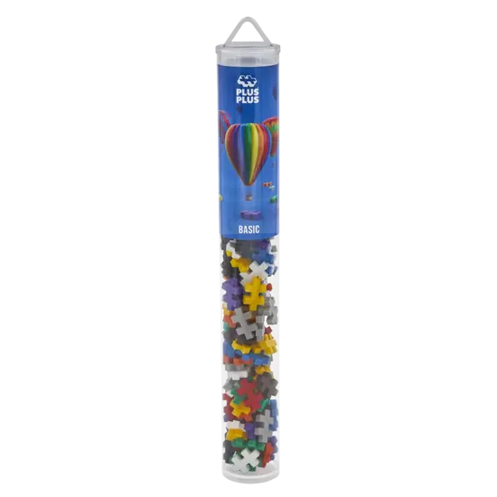 Plus-Plus PlusPlus | Jouets éducatifs - Blocs de construction Basic, assortiment de couleurs, 100 pièces
