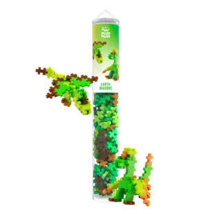 Plus-Plus | Jouets éducatifs - Blocs de construction Earth Dragons, 100 pièces