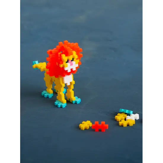 Plus-Plus Plus-Plus | Jouets éducatifs - Blocs de construction Lion, 100 pièces