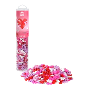 Plus-Plus | Jouets éducatifs - Blocs de construction « I Love You Color Mix » - 240 pièces
