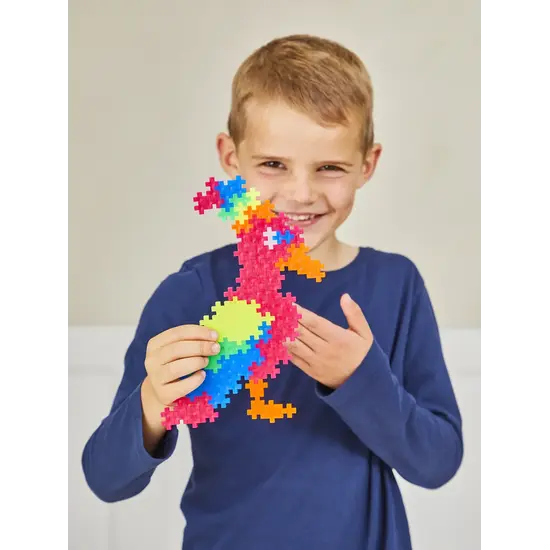 Plus-Plus Plus-Plus | Jouets éducatifs - Blocs de construction Neon Color Mix, 240 pièces