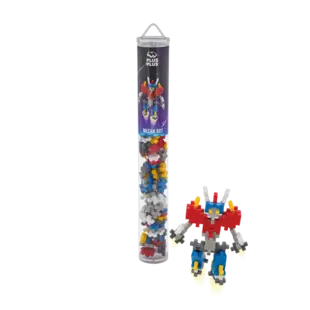 Plus-Plus | Jouets éducatifs - Blocs de construction Mecha Bot, 100 pièces