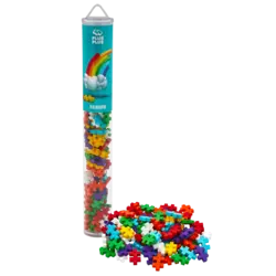 Plus-Plus | Jouets éducatifs - Blocs de construction Rainbow Color Mix, 100 pièces