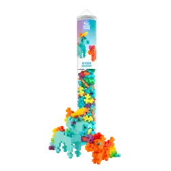 Plus-Plus | Jouets éducatifs - Blocs de construction Rainbow Unicorns, 100 pièces