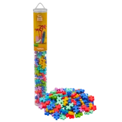 Plus-Plus | Jouets éducatifs - Blocs de construction Tropical Color Mix, 100 pièces