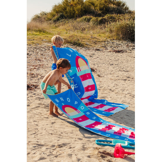 Quut Quut | PlayTowel M (140 x 70 cm) Bleu phare
