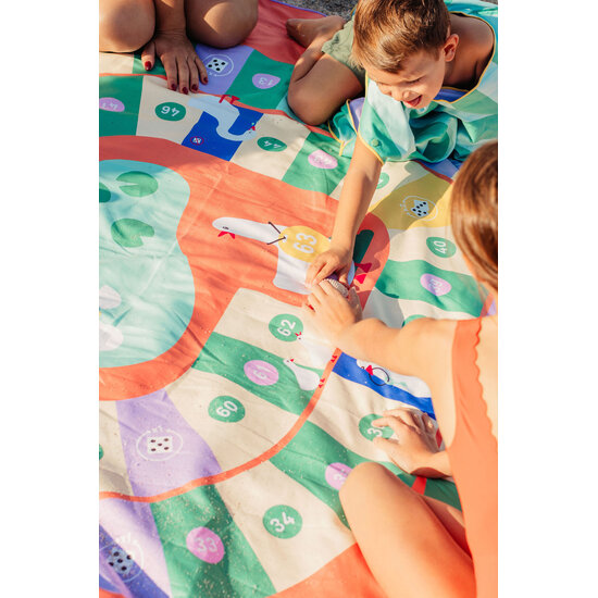 Quut Quut | PlayTowel XL (180 x 180 cm) Le Jeu de l'Oie