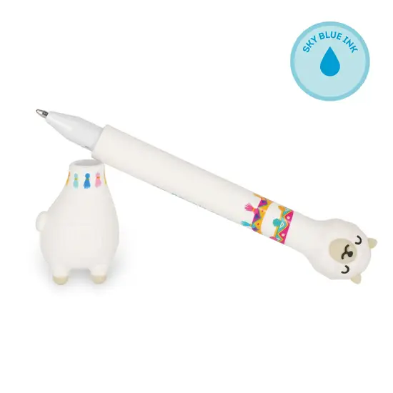 Legami Legami | Llama Ballpoint Pen with Base Stand-Ink Ovation