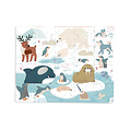 Janod speelgoed Janod | Puzzle tactile Polaire Pologne