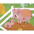 Janod speelgoed Janod | Puzzle tactile « Les animaux de la ferme »