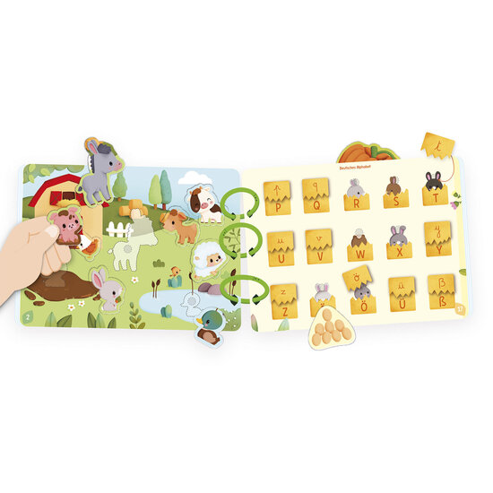 Janod speelgoed Janod | Busy Book « La ferme » - Livre d'activités