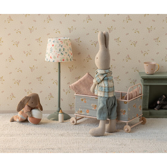 Maileg Maileg | Ensemble lapin Micro brun rose poudré