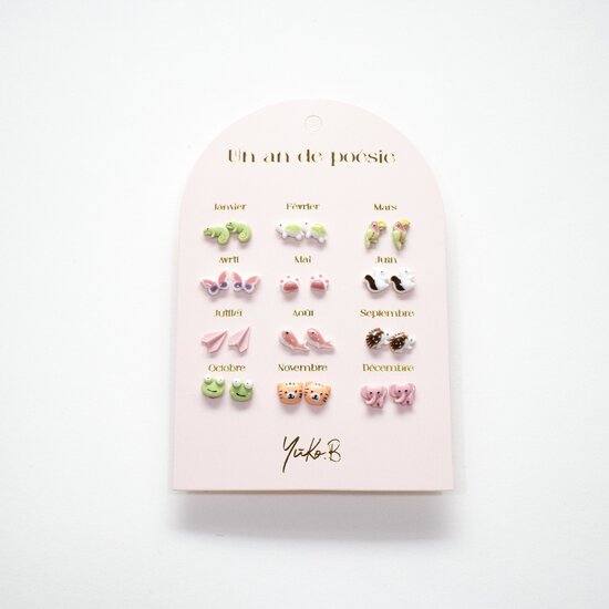 Yuko B Yuko B | Boucles d'oreilles Jungle