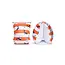 Swim Essentials Swim Essentials | Zwembandjes Ocean Stripes Oranje/Wit 2-6Y