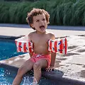 Swim Essentials Swim Essentials | Zwembandjes Ocean Stripes Oranje/Wit 2-6Y