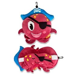 Zoonap | Coussin pour le cou avec masque de sommeil Billy Brown Zoonap Otty Octo