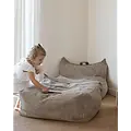 Kid's Concept Kid's Concept | Pouf Kid's Base Gris/Marron