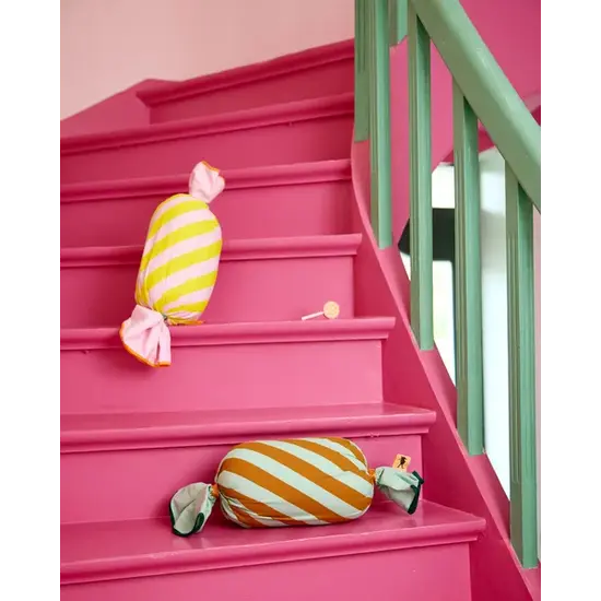 Kid's Concept Kid's Concept | Coussin Pippi vert bonbon Pippi