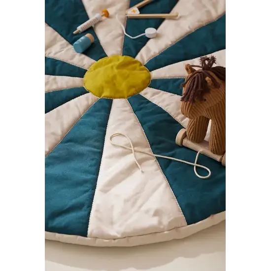 Kid's Concept Kid's Concept | Tapis de jeu Circus bleu sarcelle