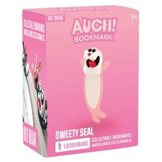 Auch! Bookmarks Auch! Bookmarks | Billy Brown - Marque-page « Animaux marins » Sweety Seal
