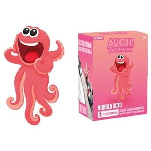 Auch! Bookmarks | Billy Brown - Marque-page « Animaux marins » - Bubbly Octo