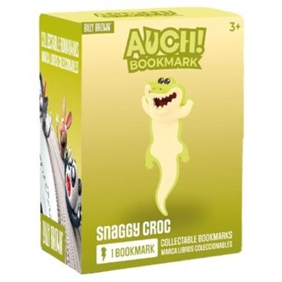 Auch! Bookmarks Auch! Bookmarks | Billy Brown - Marque-page « Animaux sauvages » Snaggy Croc