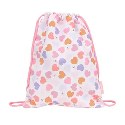 A Little Lovely Company | Sac à cordon « Cœurs »