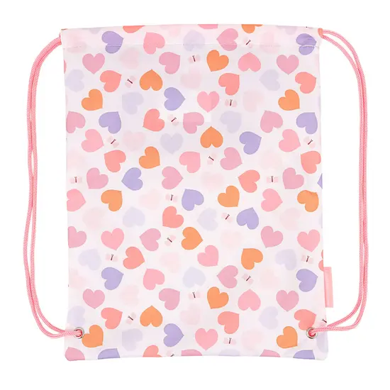 A Little Lovely Company A Little Lovely Company | Sac à cordon « Cœurs »