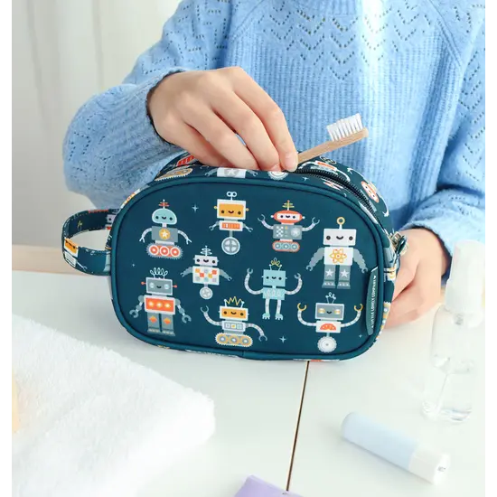 A Little Lovely Company A Little Lovely Company | Trousse de toilette Robots