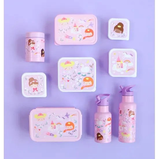 A Little Lovely Company A Little Lovely Company | Bouteille en acier inoxydable « Princesses »