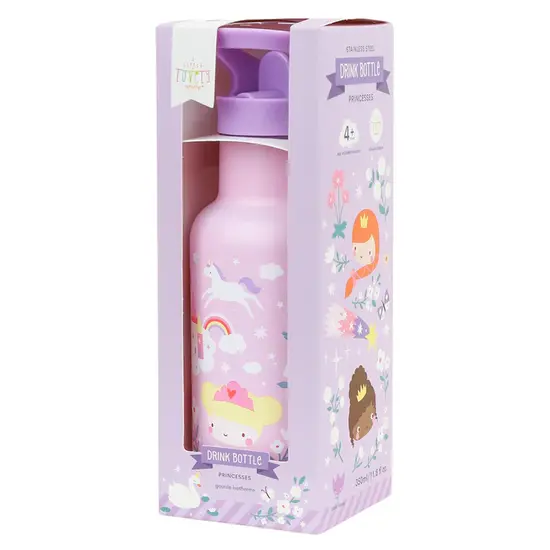 A Little Lovely Company A Little Lovely Company | Bouteille en acier inoxydable « Princesses »