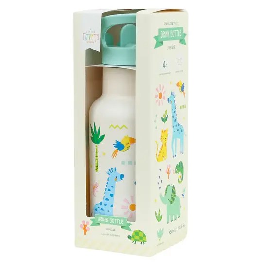 A Little Lovely Company A Little Lovely Company | Bouteille en acier inoxydable Jungle