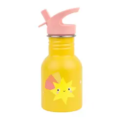 A Little Lovely Company | Petite gourde en acier inoxydable « Étoile filante »