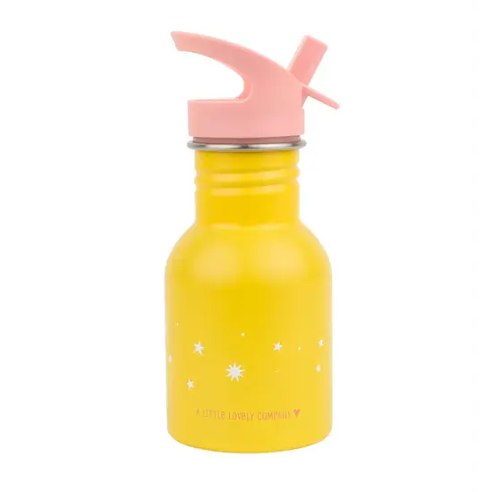 A Little Lovely Company A Little Lovely Company | Petite gourde en acier inoxydable « Étoile filante »