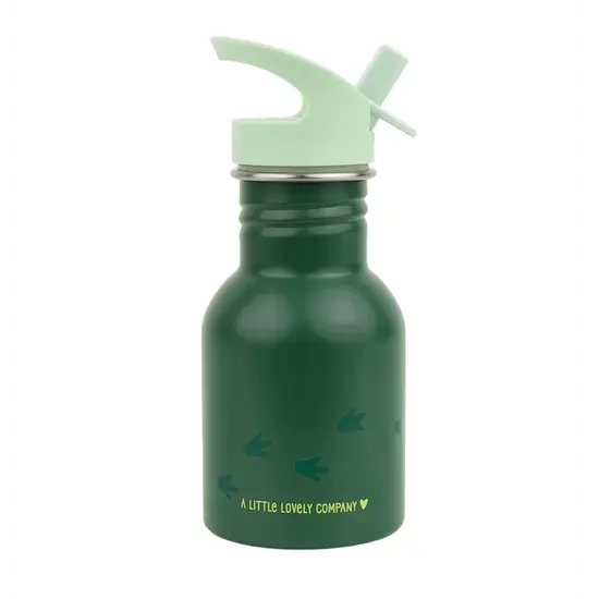 A Little Lovely Company A Little Lovely Company | Petite gourde en acier inoxydable « Dinosaure »