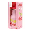A Little Lovely Company A Little Lovely Company | Petite gourde en acier inoxydable « Joyeuses cerises »