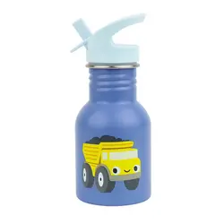 A Little Lovely Company | Petite gourde en acier inoxydable « Camion-benne »