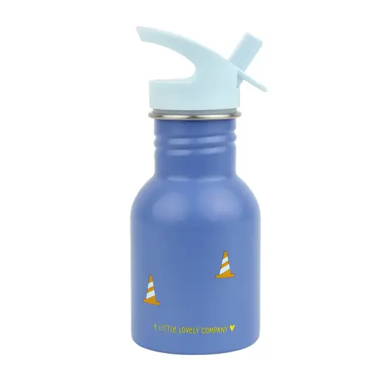 A Little Lovely Company A Little Lovely Company | Petite gourde en acier inoxydable « Camion-benne »