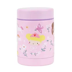 A Little Lovely Company | Pot alimentaire isotherme en acier inoxydable « Princesses »