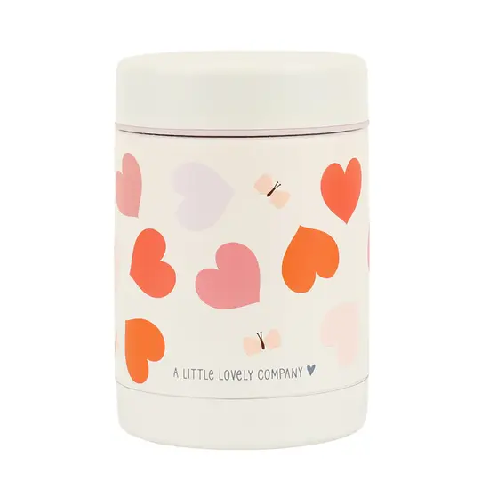 A Little Lovely Company A Little Lovely Company | Récipient alimentaire isotherme en acier inoxydable « Cœurs »