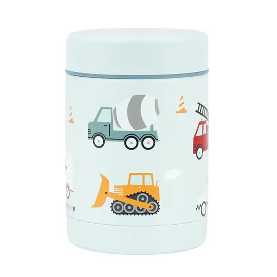 A Little Lovely Company A Little Lovely Company | Récipient alimentaire isotherme en acier inoxydable « Véhicules »