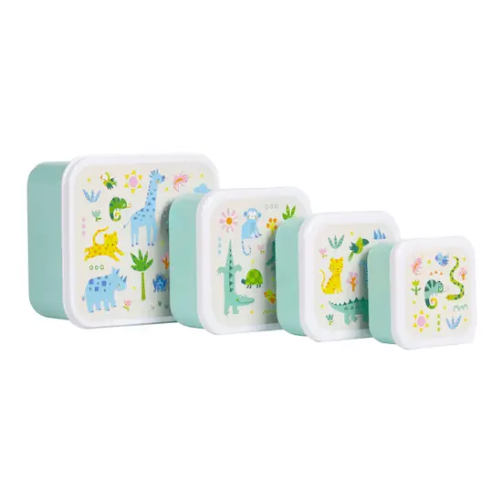 A Little Lovely Company A Little Lovely Company | Coffret déjeuner et collation Jungle