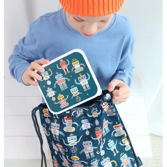 A Little Lovely Company A Little Lovely Company | Coffret déjeuner et collation « Robots »