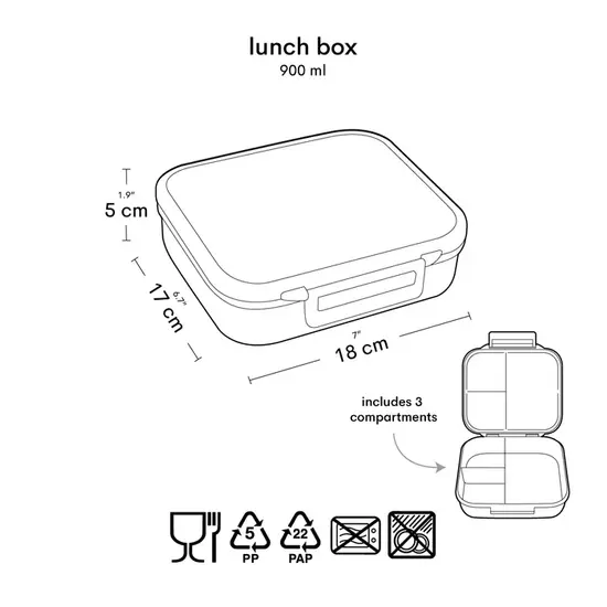 A Little Lovely Company A Little Lovely Company | Boîte à lunch Dinosaure