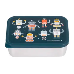 A Little Lovely Company | Boîte à lunch en acier inoxydable « Robots »